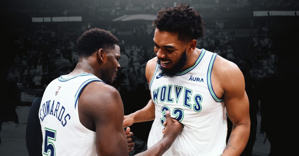 Anthony Edwards Discusses His Mood After the KAT Trade