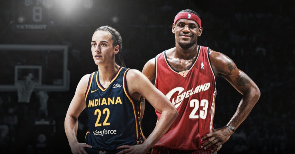 LeBron James Compares Hisself to the Rookie of the Year Caitlin Clarke