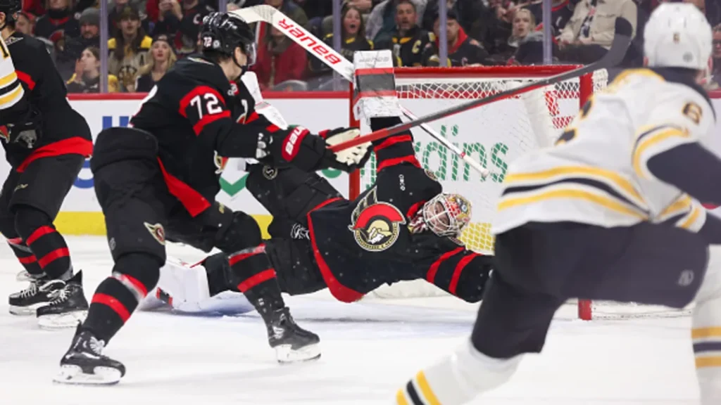 Ottawa’s Linus Ullmark’s Incredible Diving Stop May Be the Save of the NHL Season