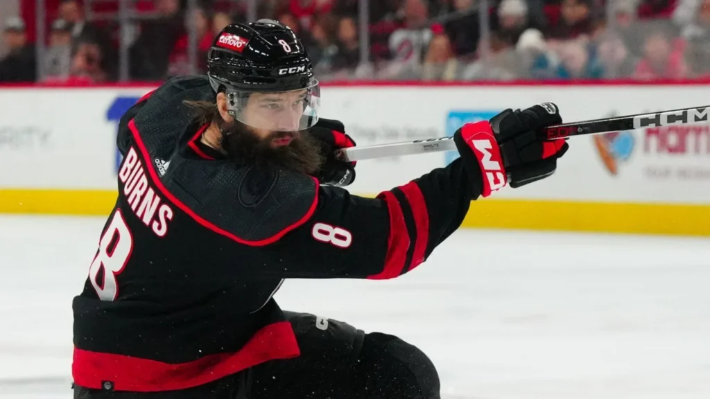 Hurricanes’ Brent Burns plays in 915th consecutive game, 4th most in NHL history