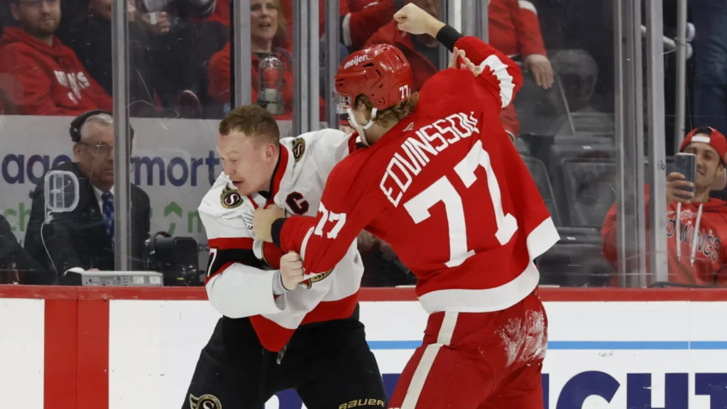 Brady Tkachuk’s father reacts to son’s behavior at Senators-Red Wings