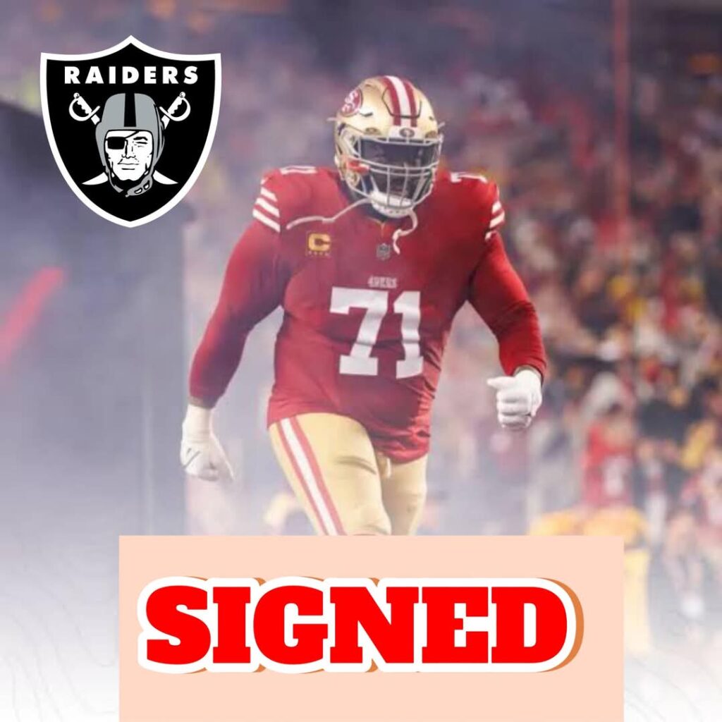 REPORT: 49ers Offensive Tackle Trent Williams Signs with the Raiders..…