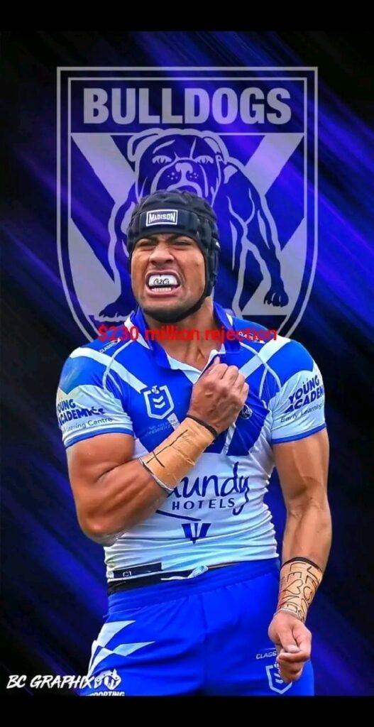 NRL BOOMSHELL NEWS: Canterbury Bulldogs captain Stephen Crichton turn down $230 million offer from Parramatta eels. Say I prefer passion over fortune. I don’t have plans of leaving beyond bulldogs……
