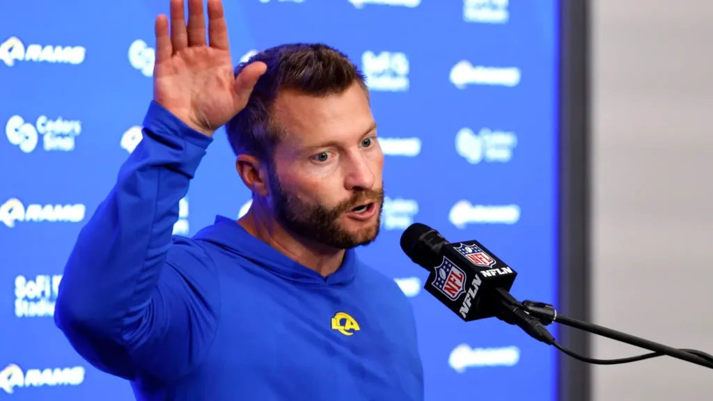 BREAKING NEWS : Los Angeles Rams head coach Sean McVay officially Announced his Departure from the team as he flip a new contract with the…see more