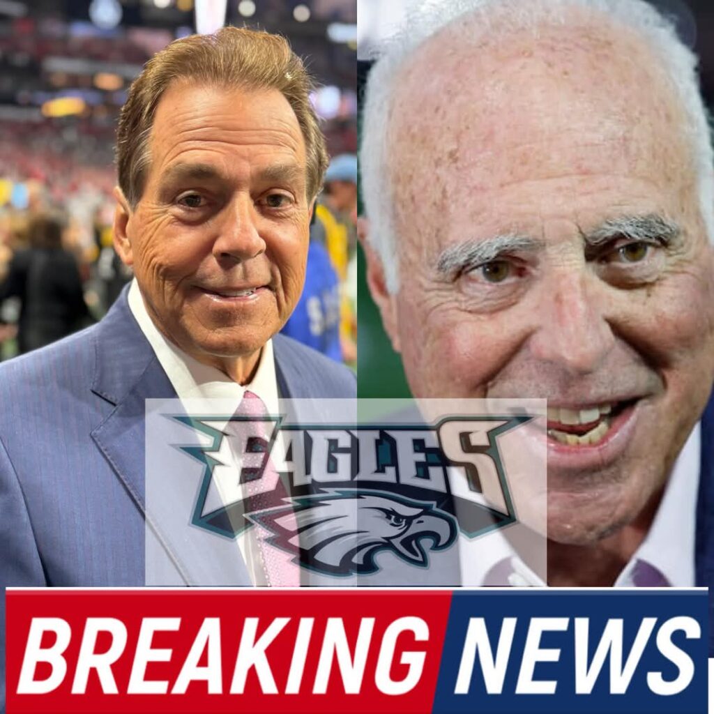 CONGRATULATIONS: Former Alabama Legendary Coach Nick Saban has been Announced as Philadelphia Eagles New Co-Owner of the Team, joining Ownership ranks after….