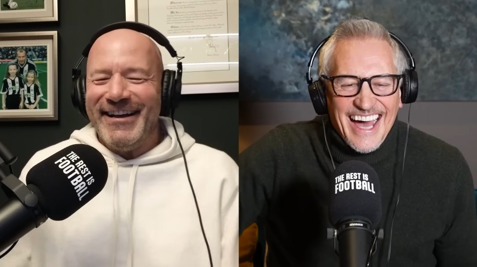 Alan Shearer’s savage Arsenal vs Newcastle verdict leaves Gary Lineker in fit of laughter