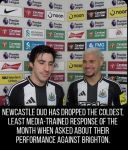 Newcastle Duo Deliver Ice-Cold, Unfiltered Response After Brighton Clash