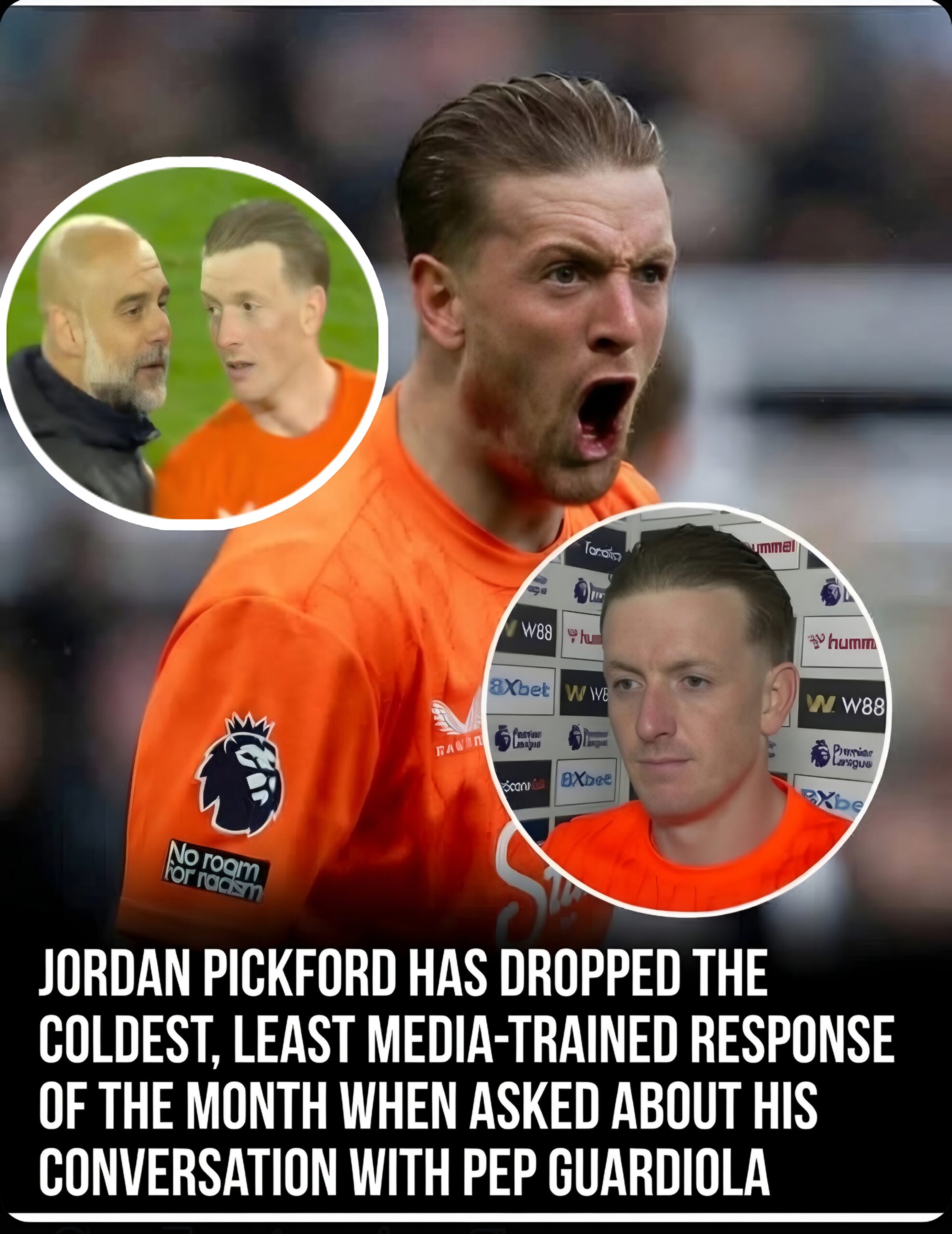 Jordan Pickford Delivers the Coldest Post-Match Response of the Season