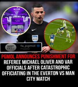Oliver and VAR Sanctioned: PGMOL Acts on Everton-City Controversies