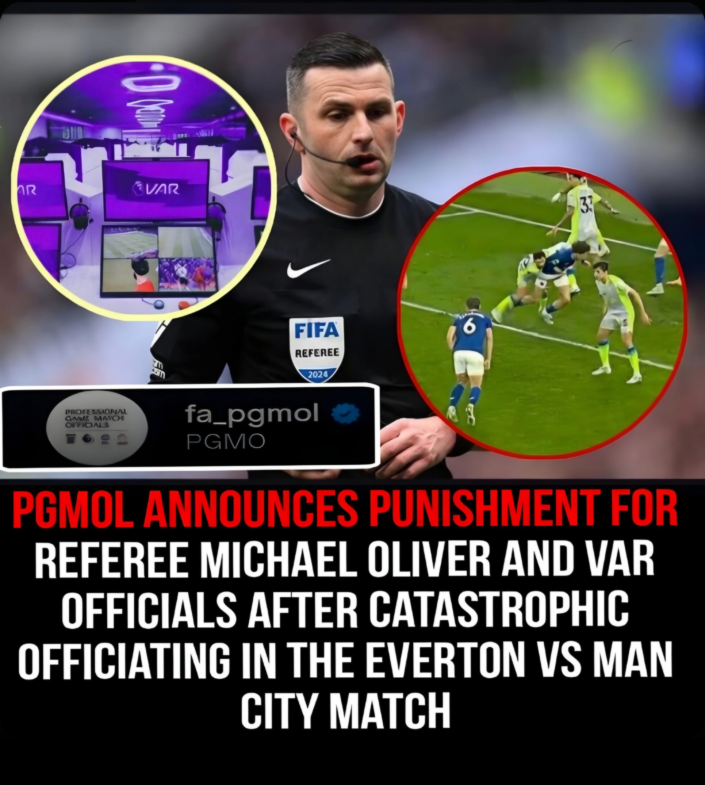 Oliver and VAR Sanctioned: PGMOL Acts on Everton-City Controversies