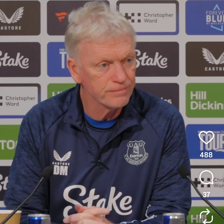 DAVID MOYES DELIVERS THE COLDEST RESPONSE OF THE MONTH WHEN QUIZZED ON EVERTON’S CHANCES OF QUALIFYING FOR EUROPE NEXT SEASON