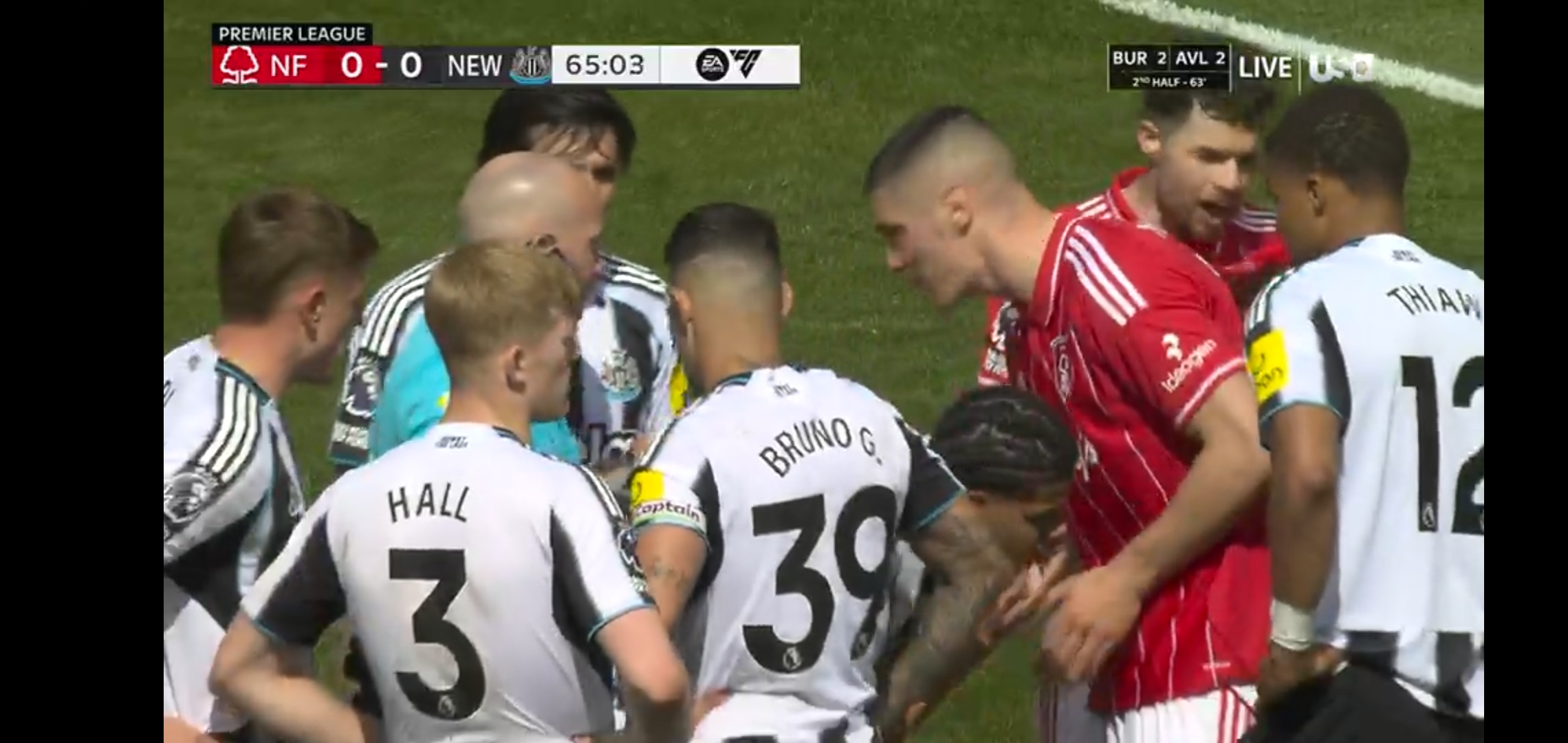 Newcastle United submit complaint to FIFA after draw with Nottingham forest and is catching a lot of attention